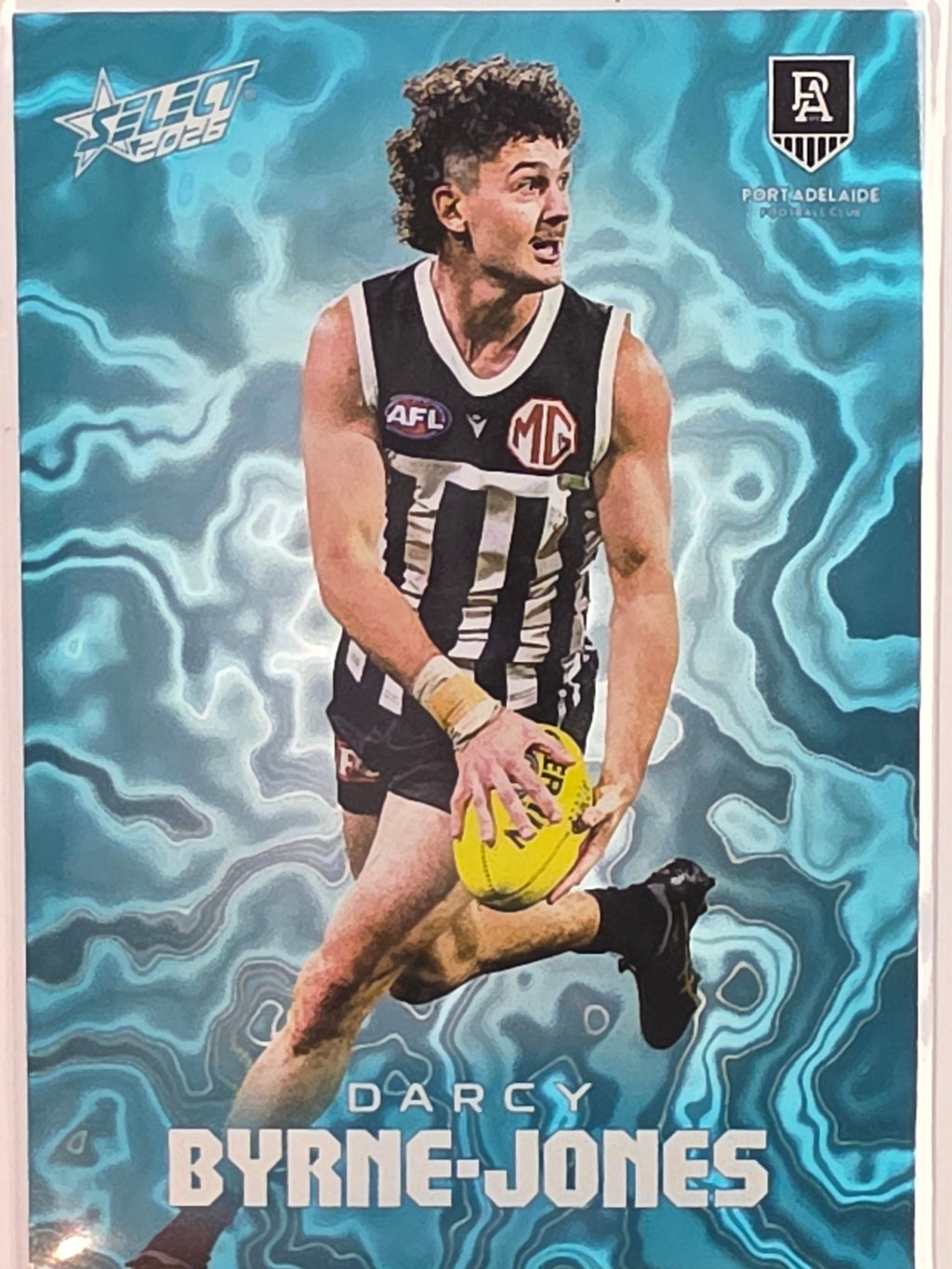 2026 AFL Footy Stars Mercury Team Colours MY149 #078/425 Darcy Byrne-Jones - Port Adelaide Power