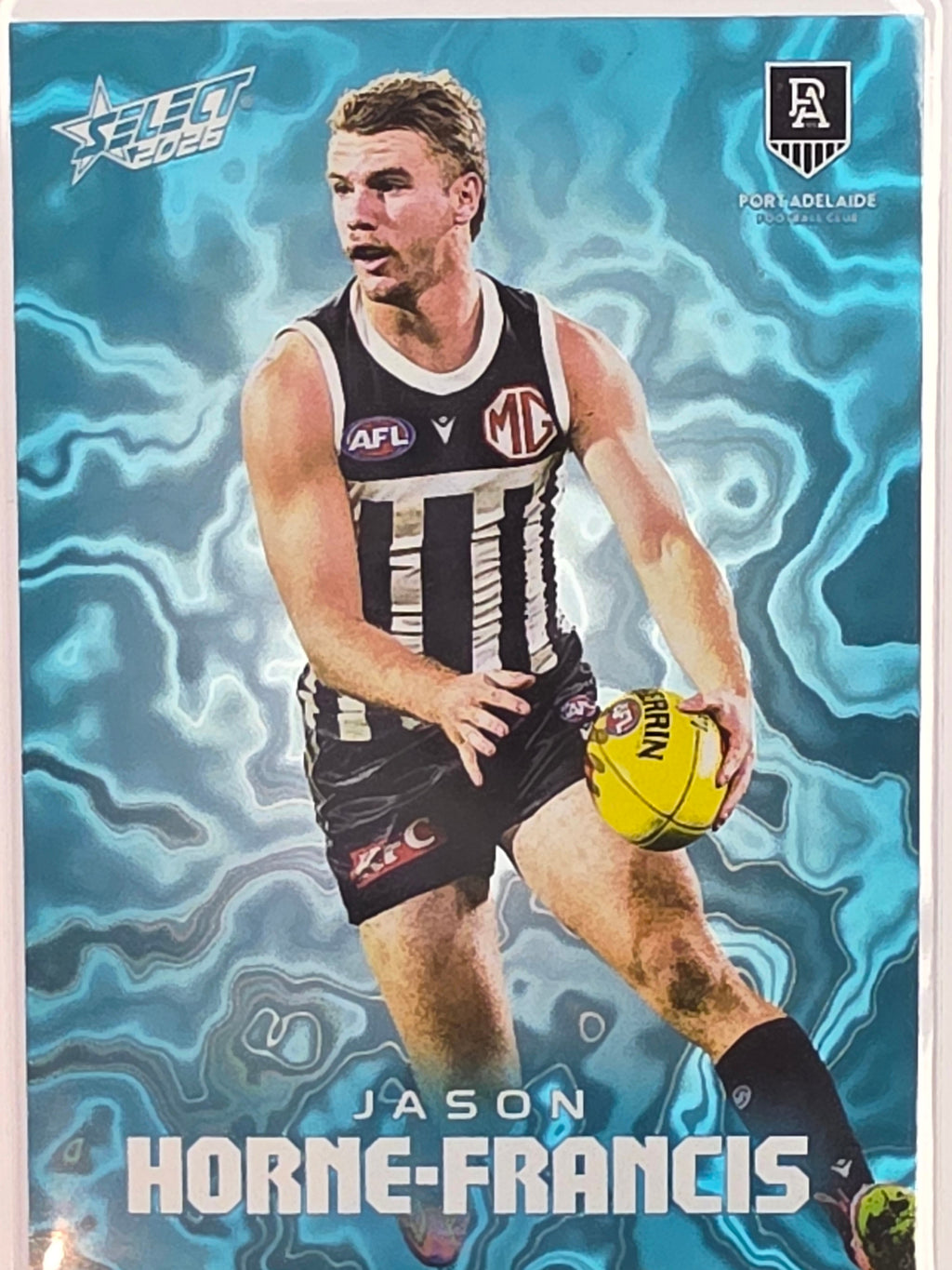 2026 AFL Footy Stars Mercury Team Colours MY152 #054/425 Jason Horne-Francis - Port Adelaide Power