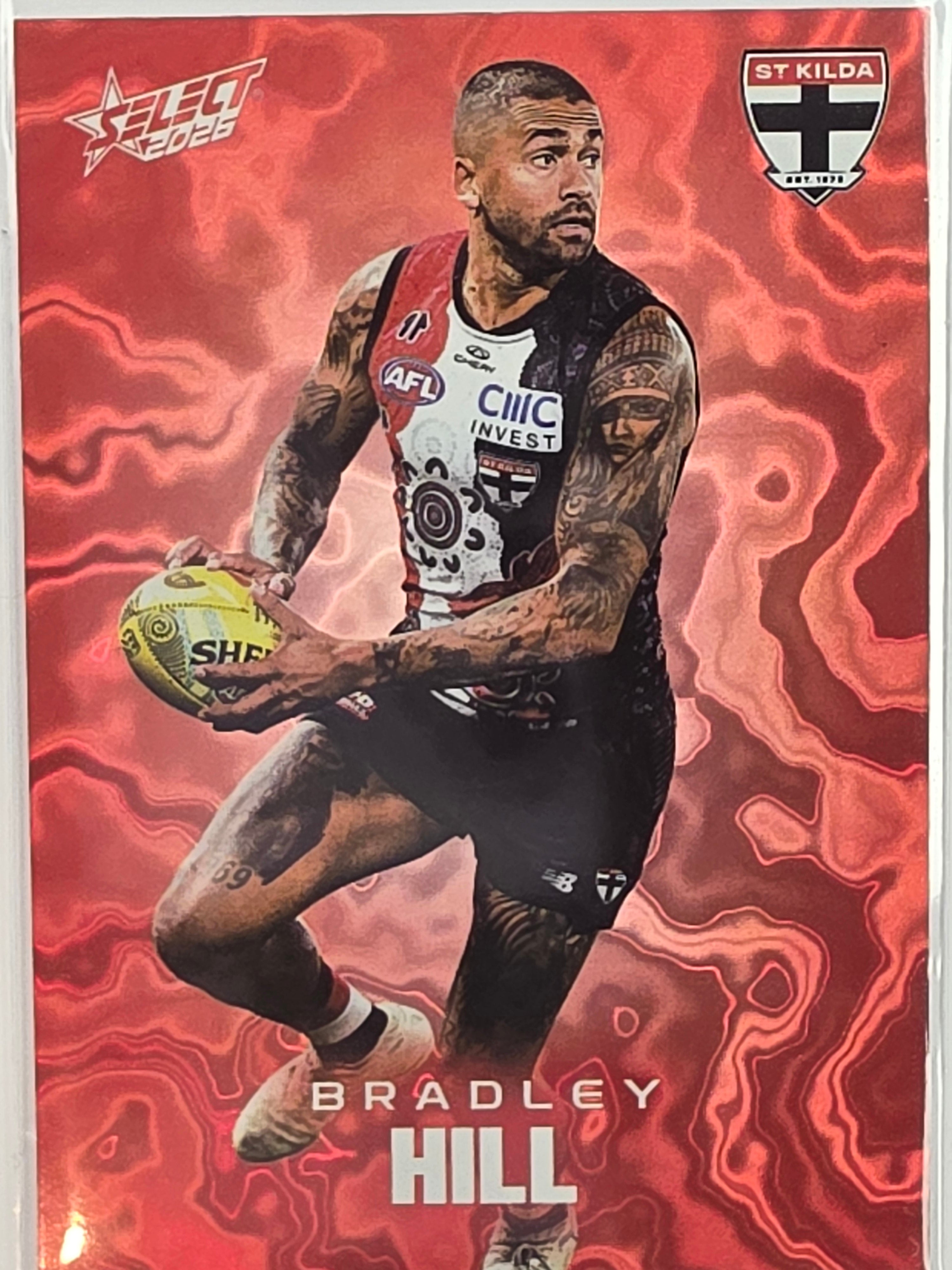 2026 AFL Footy Stars Mercury Team Colours MY171 #111/425 Bradley Hill - St Kilda Saints