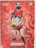 2026 AFL Footy Stars Mercury Team Colours MY184 #356/425 Brodie Grundy - Sydney Swans