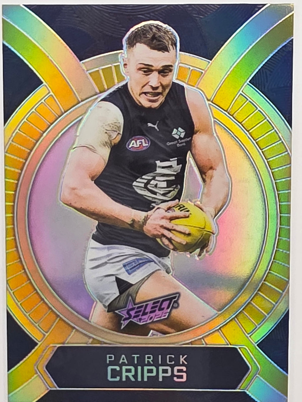 2026 AFL Footy Stars Luminous LB22 Patrick Cripps - Carlton Blues
