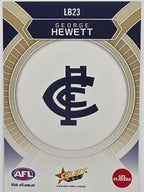 2026 AFL Footy Stars Luminous LB23 George Hewett - Carlton Blues