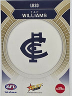 2026 AFL Footy Stars Luminous LB30 Zac Williams - Carlton Blues