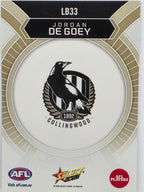 2026 AFL Footy Stars Luminous LB33 Jordan De Goey - Collingwood Magpies