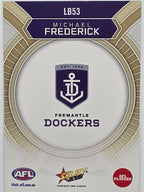 2026 AFL Footy Stars Luminous LB53 Michael Frederick - Fremantle Dockers
