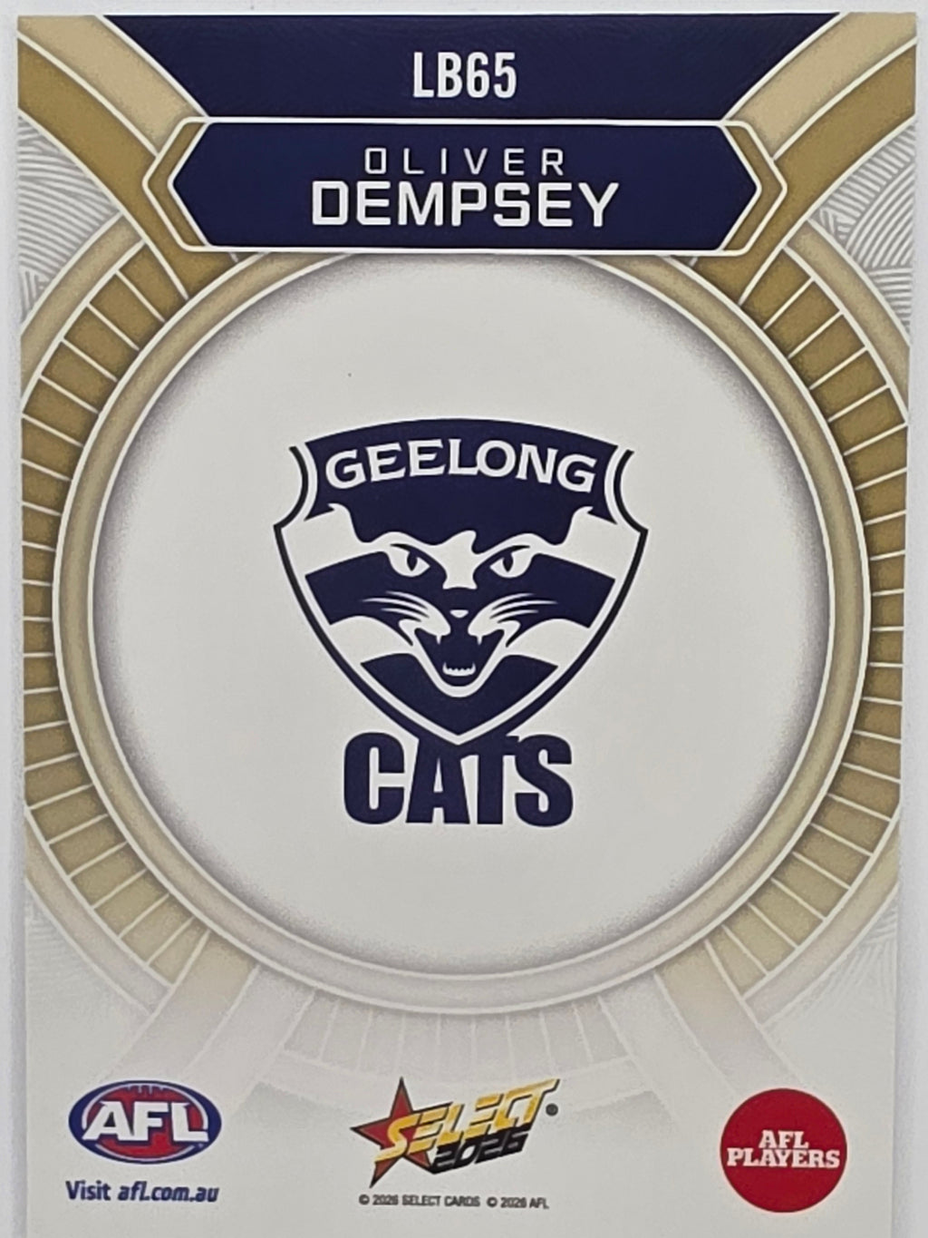 2026 AFL Footy Stars Luminous LB65 Oliver Dempsey - Geelong Cats