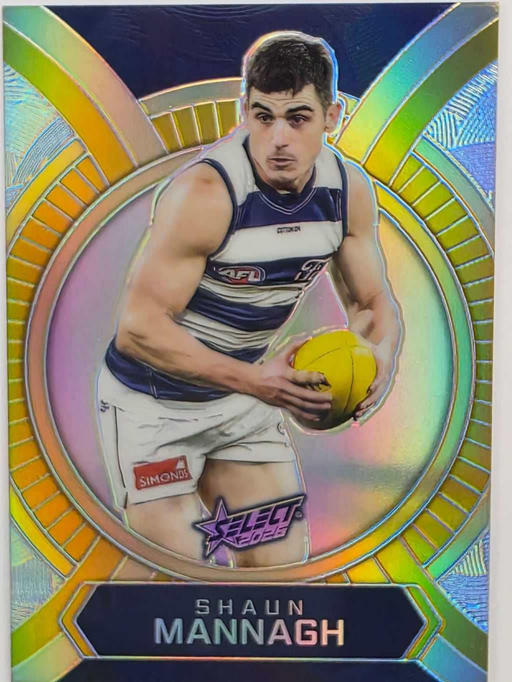 2026 AFL Footy Stars Luminous LB68 Shaun Mannagh - Geelong Cats