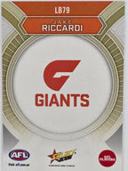 2026 AFL Footy Stars Luminous LB79 Jake Riccardi - GWS Giants