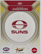 2026 AFL Footy Stars Luminous LB81 Noah Anderson - Gold Coast Suns