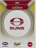 2026 AFL Footy Stars Luminous LB82 Mac Andrew - Gold Coast Suns