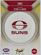 2026 AFL Footy Stars Luminous LB83 Sam Collins - Gold Coast Suns