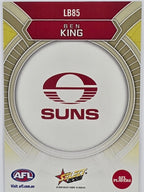 2026 AFL Footy Stars Luminous LB85 Ben King - Gold Coast Suns