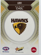 2026 AFL Footy Stars Luminous LB91 Mabior Chol - Hawthorn Hawks