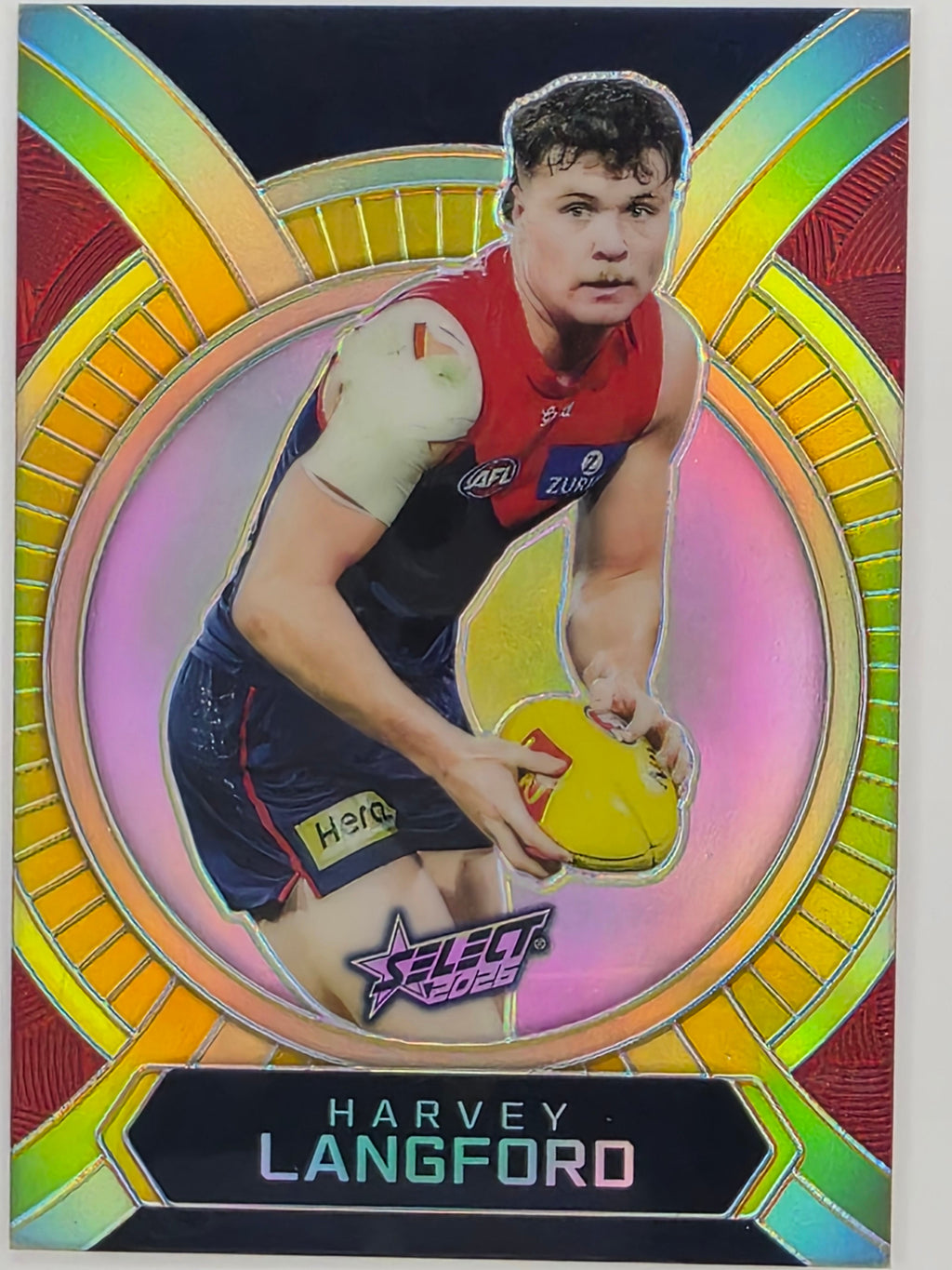 2026 AFL Footy Stars Luminous LB104 Harvey Langford - Melbourne Demons