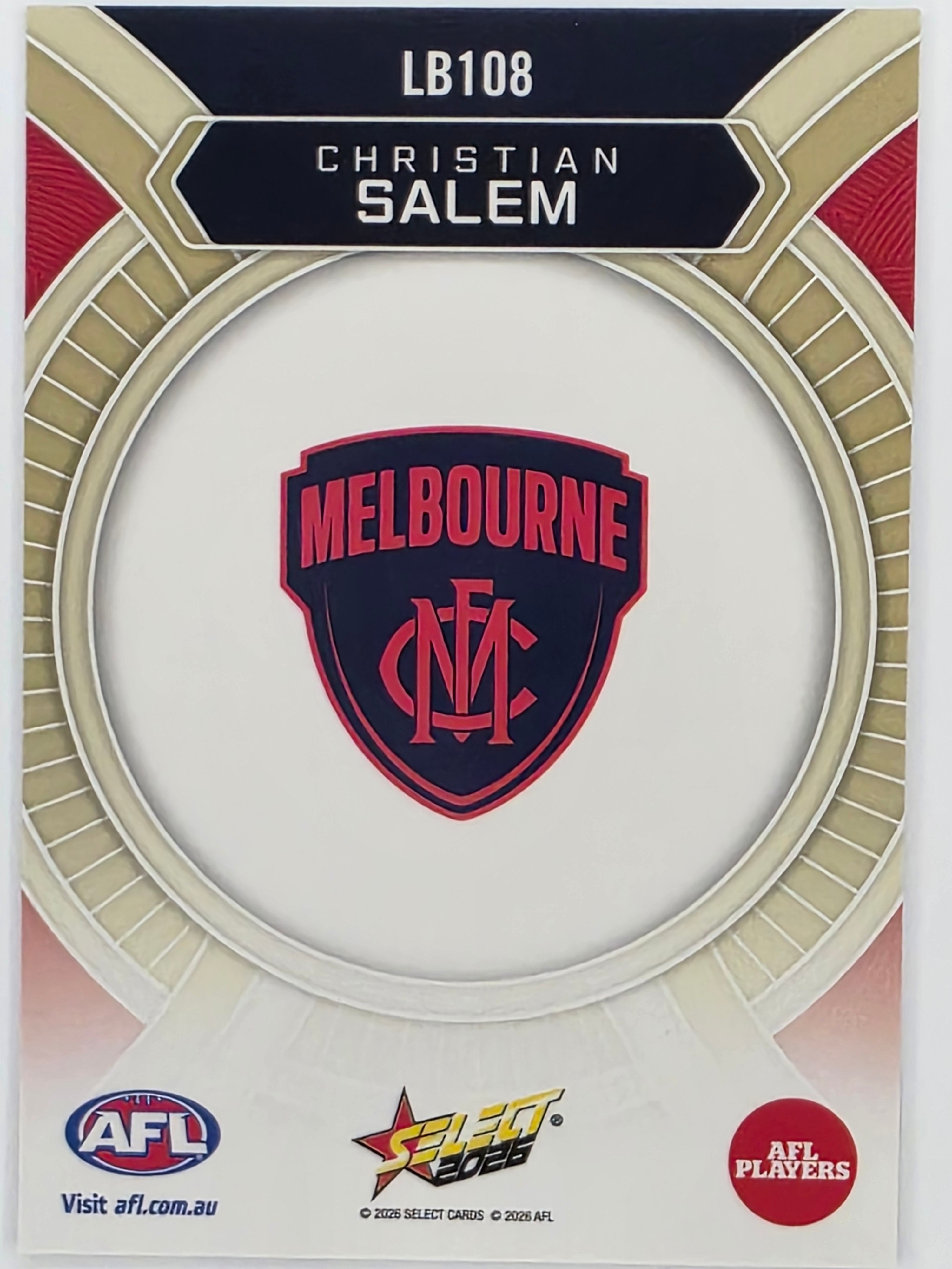 2026 AFL Footy Stars Luminous LB108 Christian Salem - Melbourne Demons