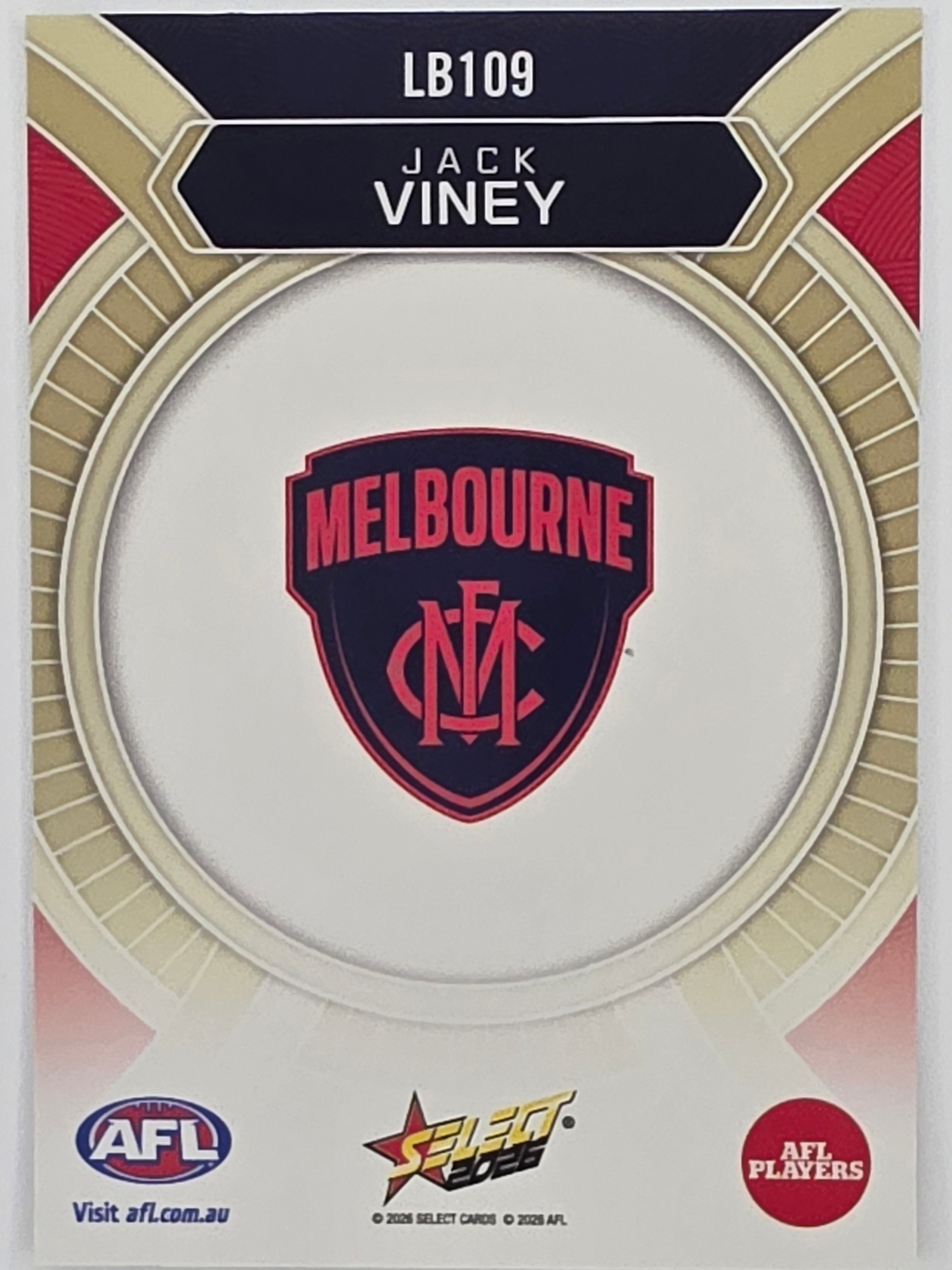 2026 AFL Footy Stars Luminous LB109 Jack Viney - Melbourne Demons