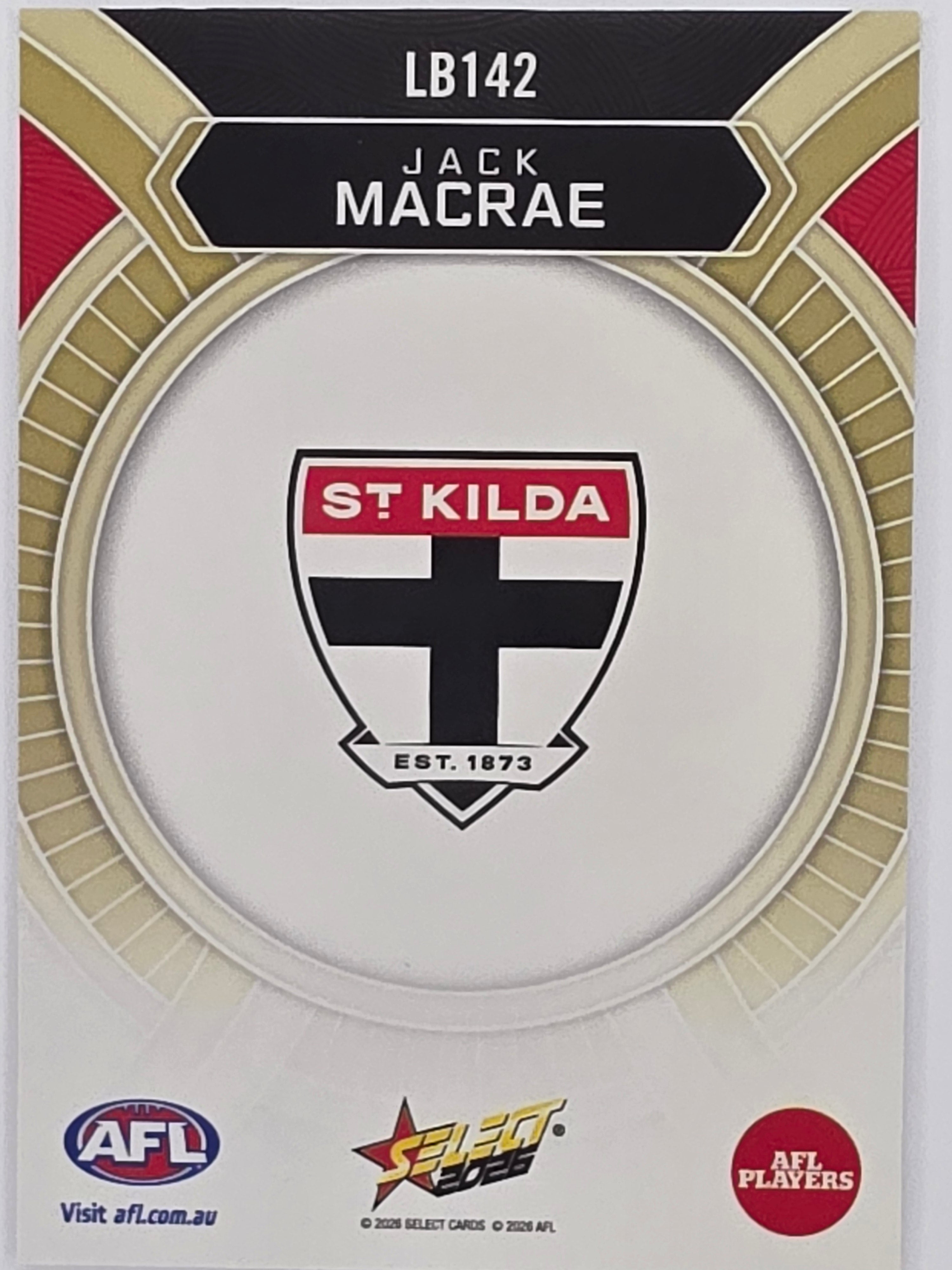 2026 AFL Footy Stars Luminous LB142 Jack Macrae - St Kilda Saints