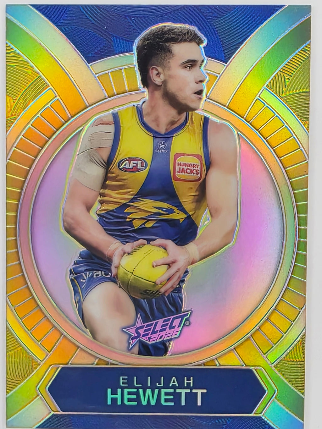 2026 AFL Footy Stars Luminous LB163 Elijah Hewett - West Coast Eagles