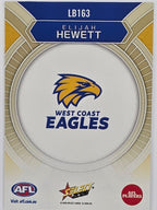 2026 AFL Footy Stars Luminous LB163 Elijah Hewett - West Coast Eagles