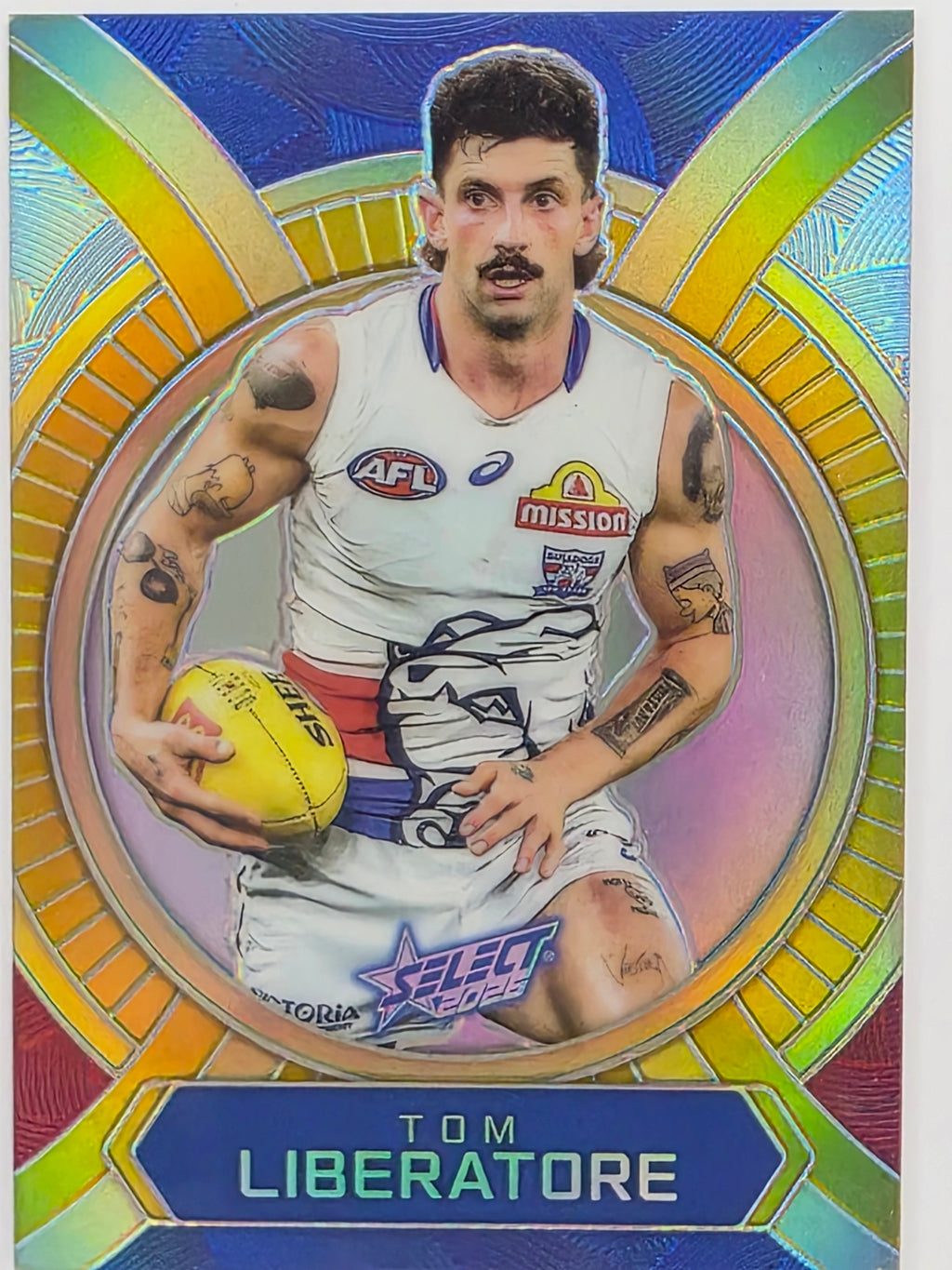 2026 AFL Footy Stars Luminous LB176 Tom Liberatore - Western Bulldogs