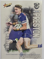 NRL 2026 League Heroes | Base | #036 | Jacob Preston | Canterbury Bulldogs