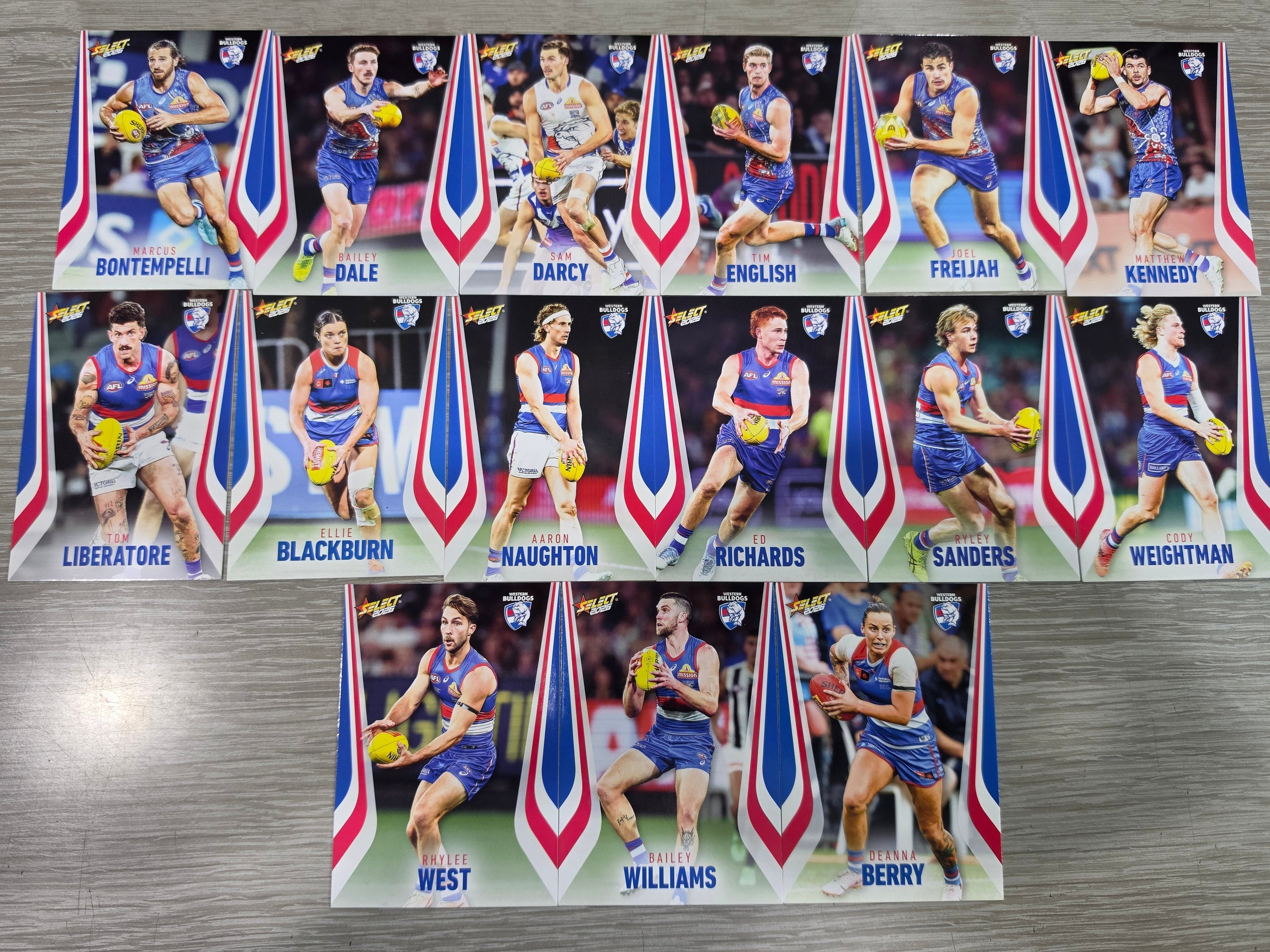 2026 AFL Footy Stars Base Team Set - Western Bulldogs