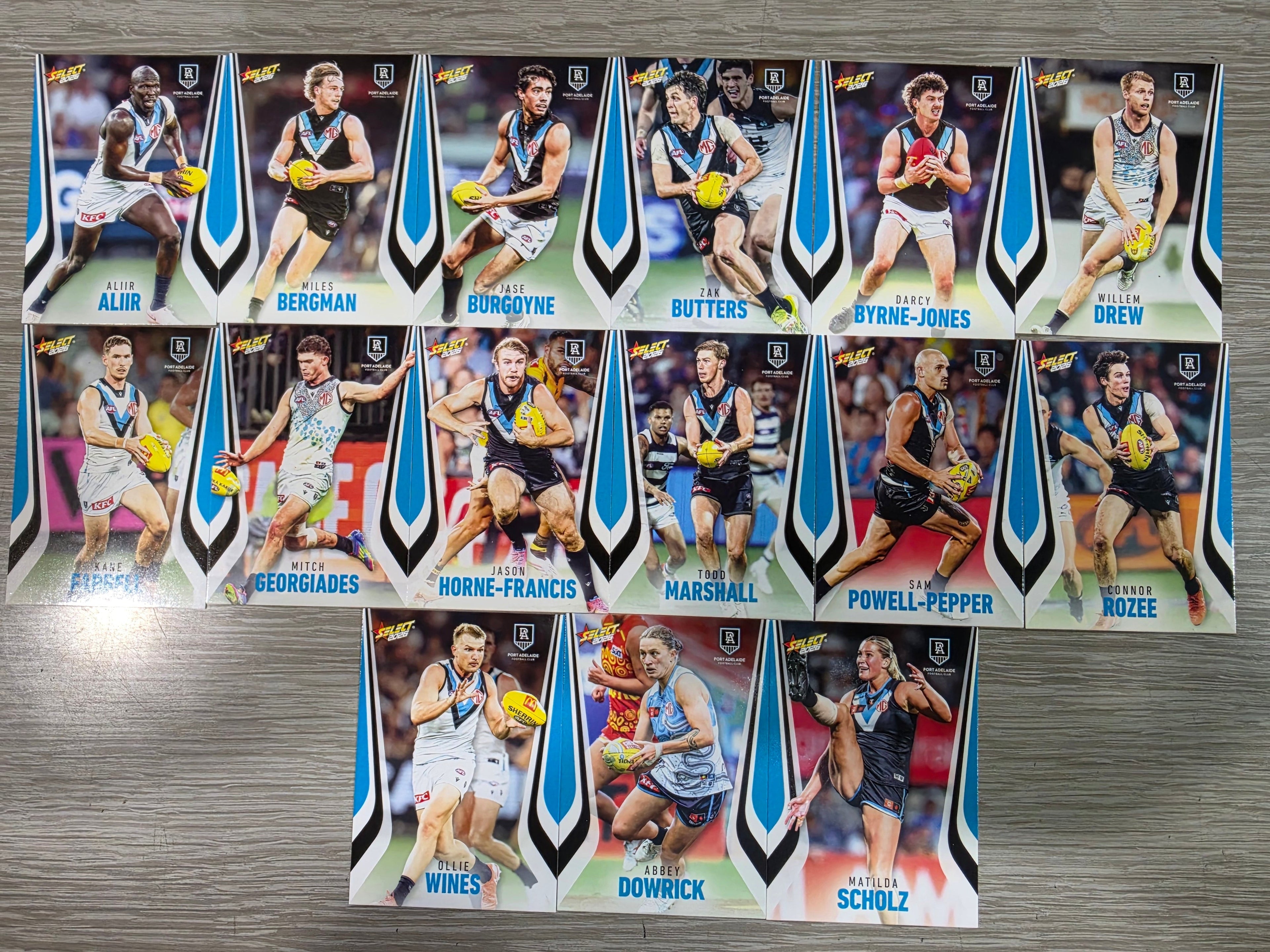 2026 AFL Footy Stars Base Team Set - Port Adelaide Power