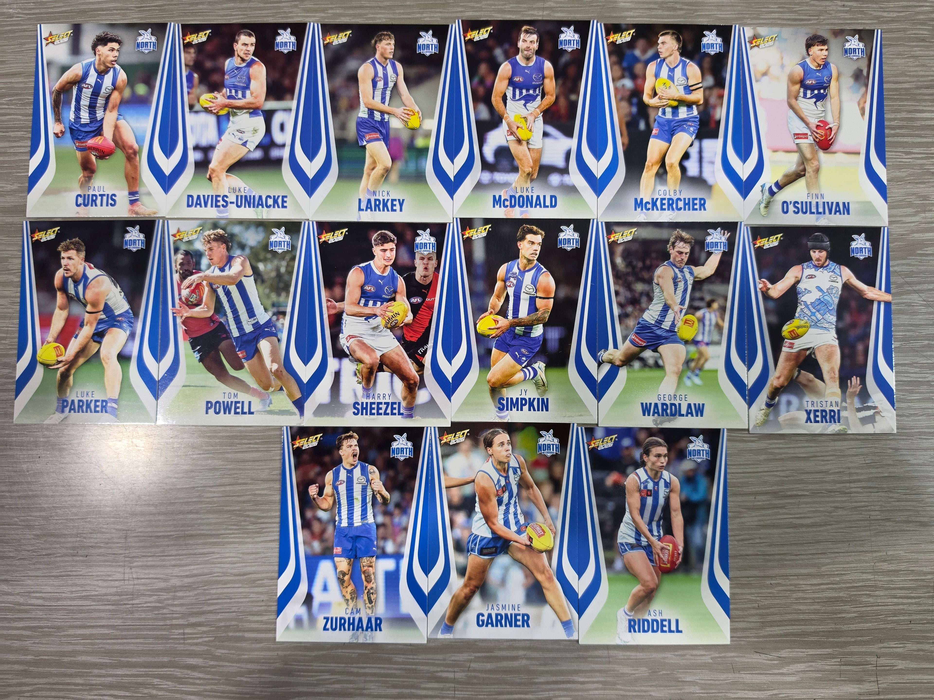 2026 AFL Footy Stars Base Team Set - North Melbourne Kangaroos