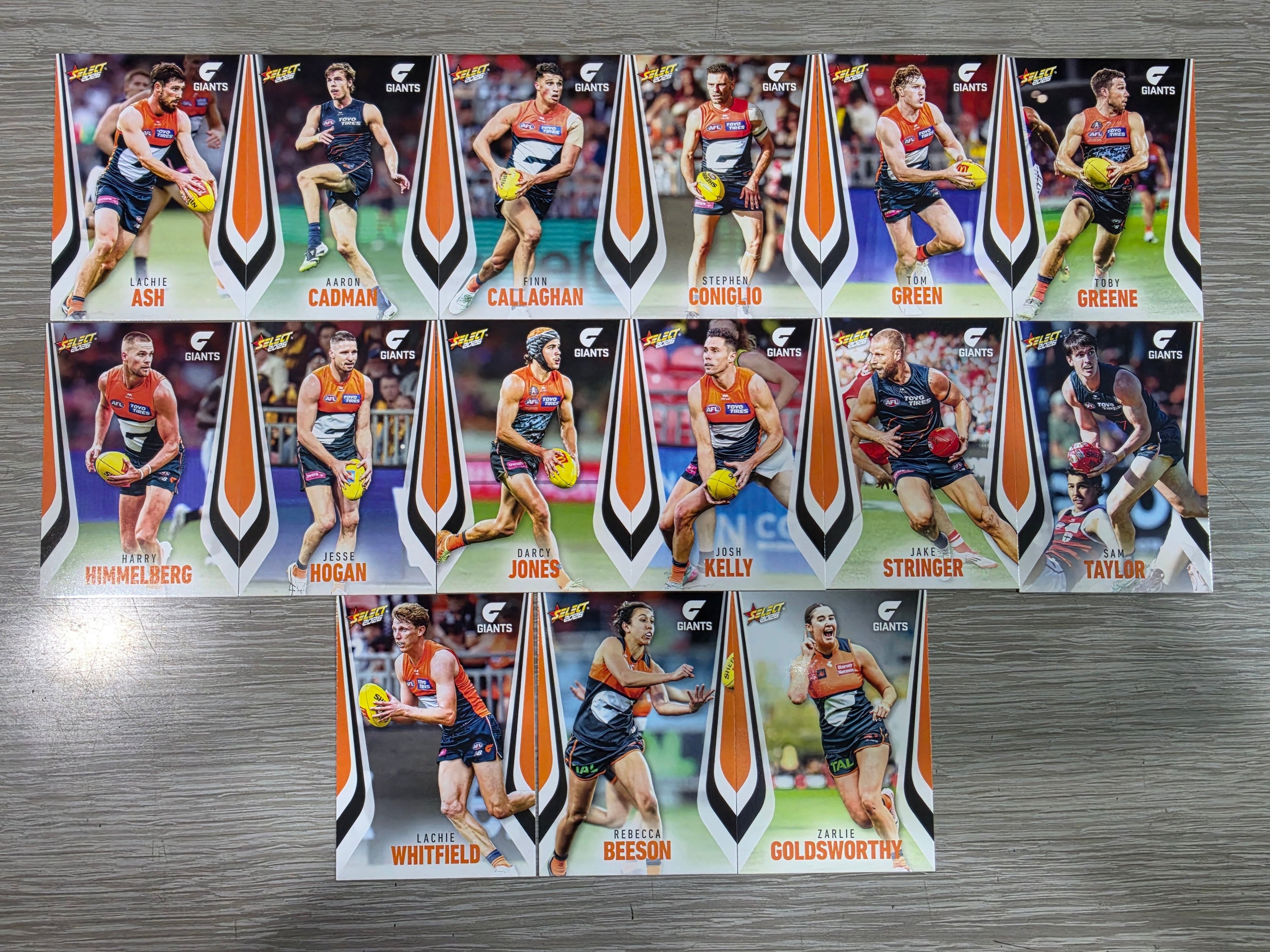 2026 AFL Footy Stars Base Team Set - GWS Giants