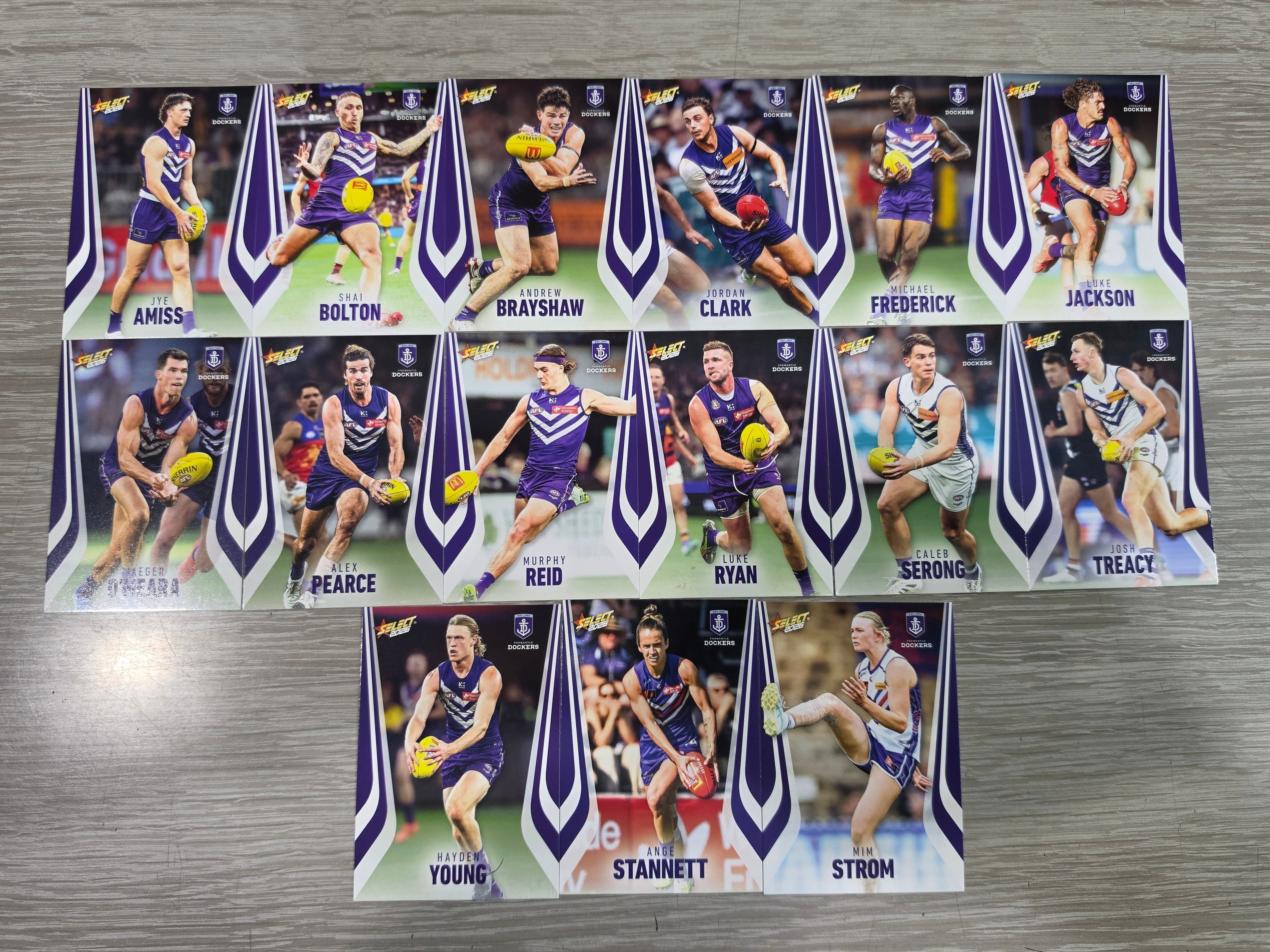 2026 AFL Footy Stars Base Team Set - Freemantle Dockers