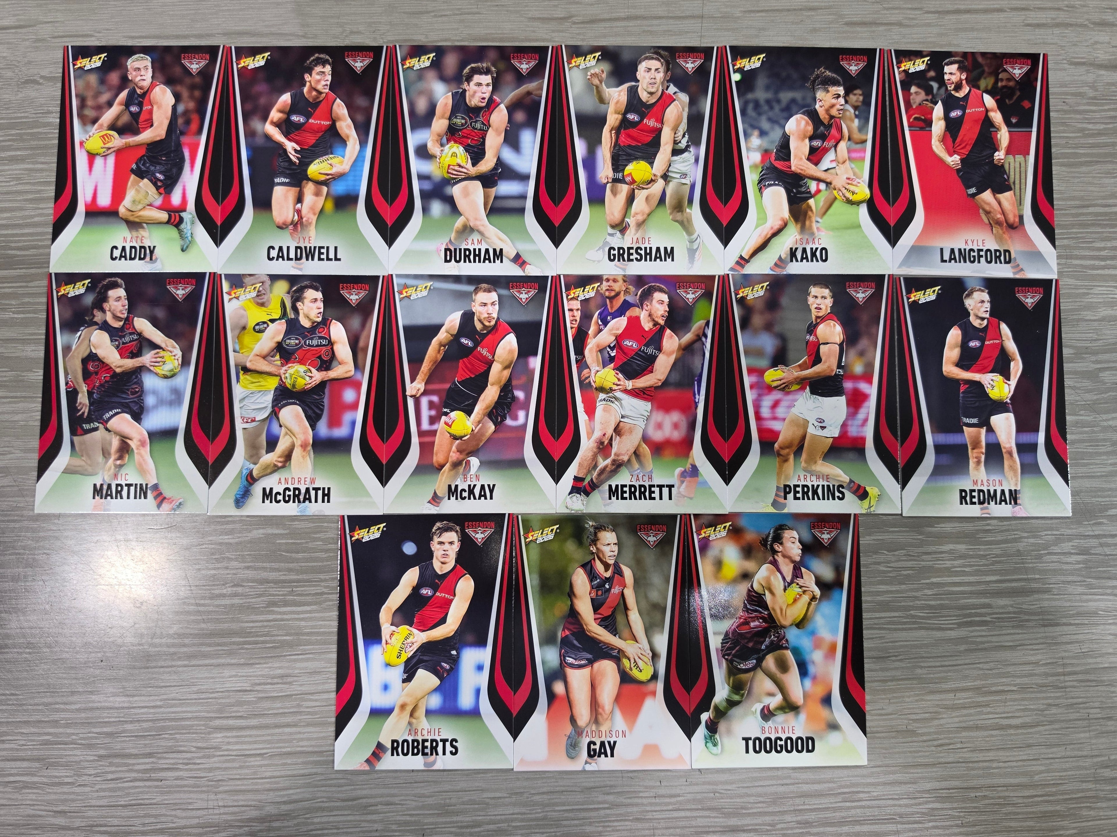 2026 AFL Footy Stars Base Team Set - Essendon Bombers