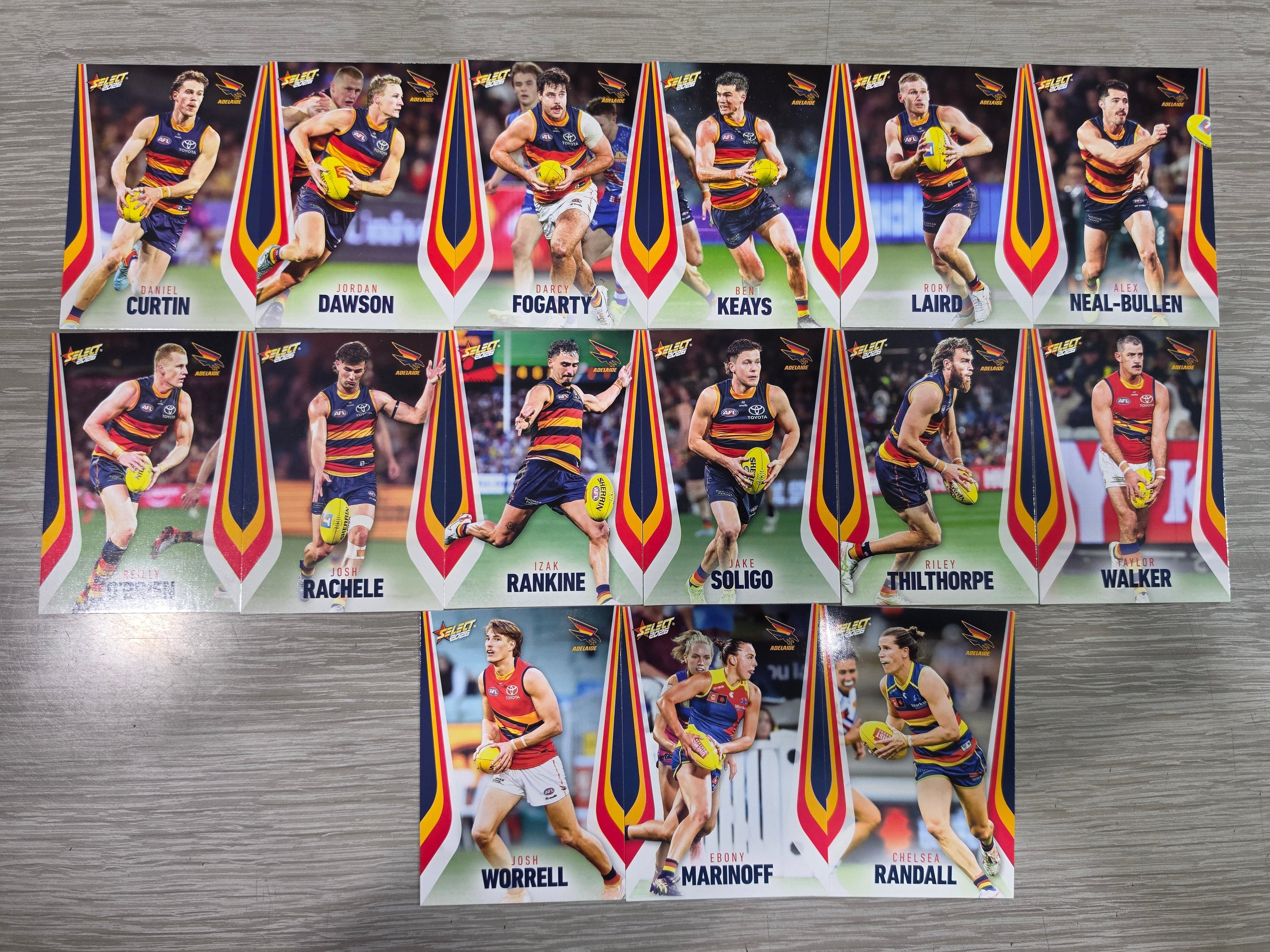 2026 AFL Footy Stars Base Team Set - Adelaide Crows