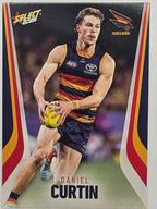 2026 AFL Footy Stars Base Card #001 Daniel Curtin - Adelaide Crows