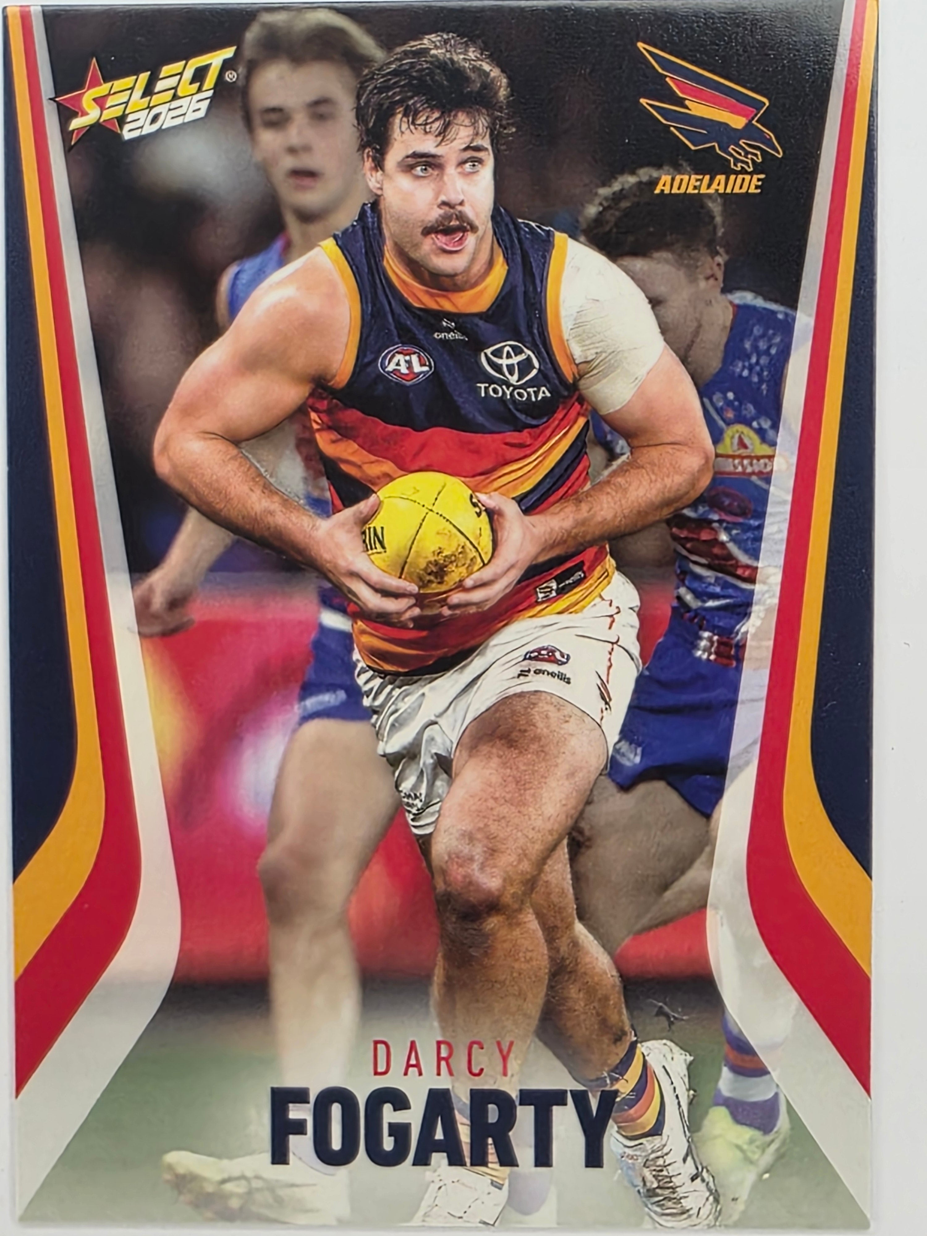 2026 AFL Footy Stars Base Card #003 Darcy Fogarty - Adelaide Crows