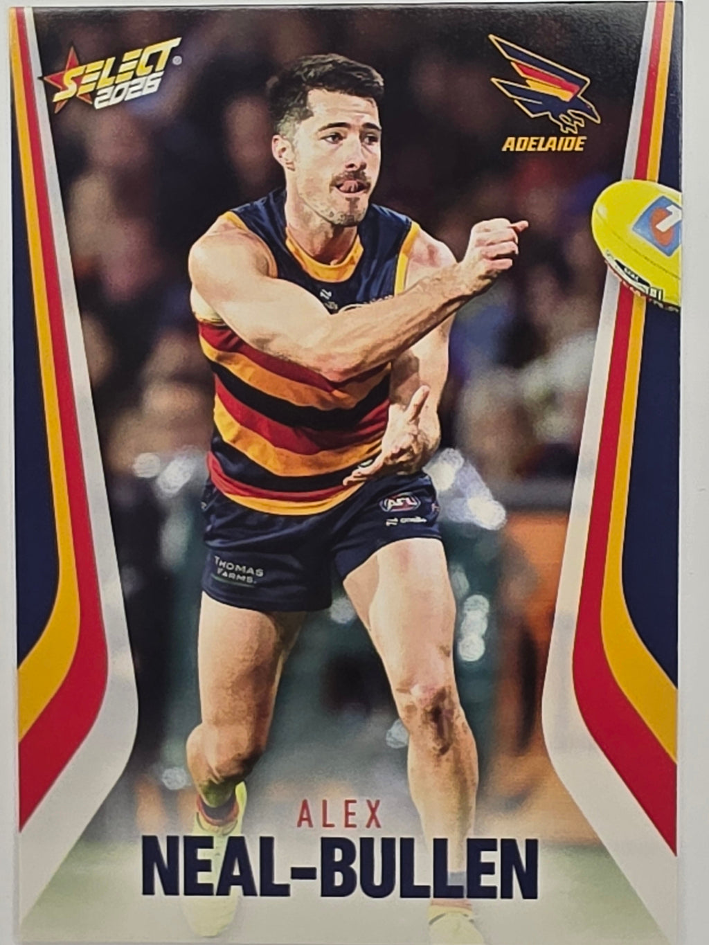 2026 AFL Footy Stars Base Card #006 Alex Neal-Bullen - Adelaide Crows