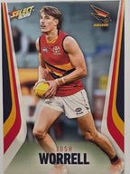 2026 AFL Footy Stars Base Card #013 Josh Worrell - Adelaide Crows
