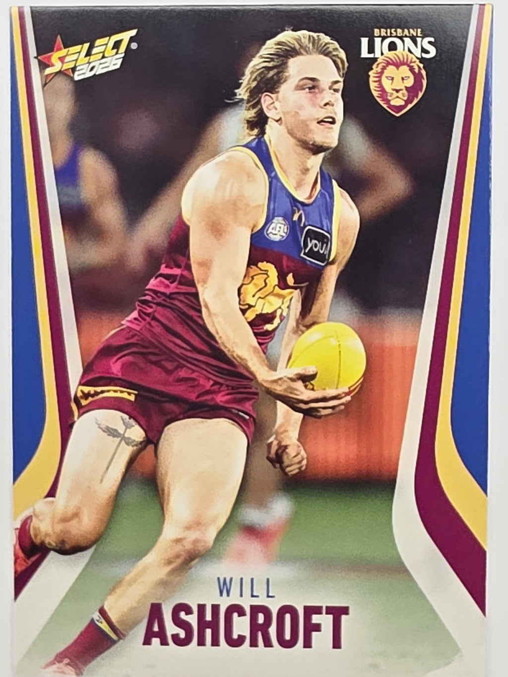 2026 AFL Footy Stars Base Card #016 Will Ashcroft - Brisbane Lions