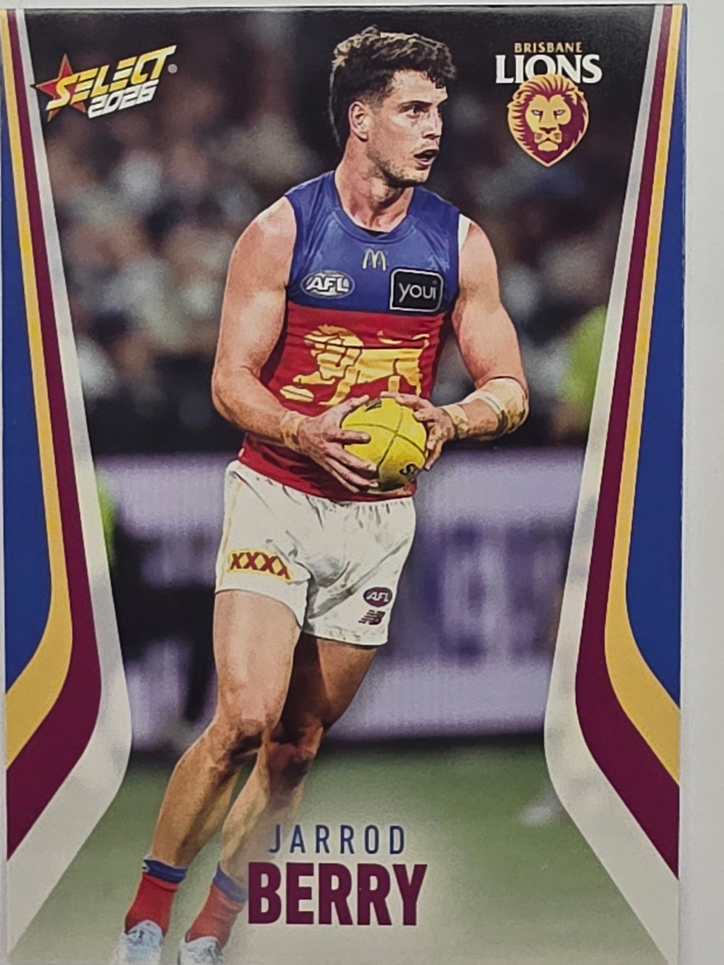 2026 AFL Footy Stars Base Card #017 Jarrod Berry - Brisbane Lions