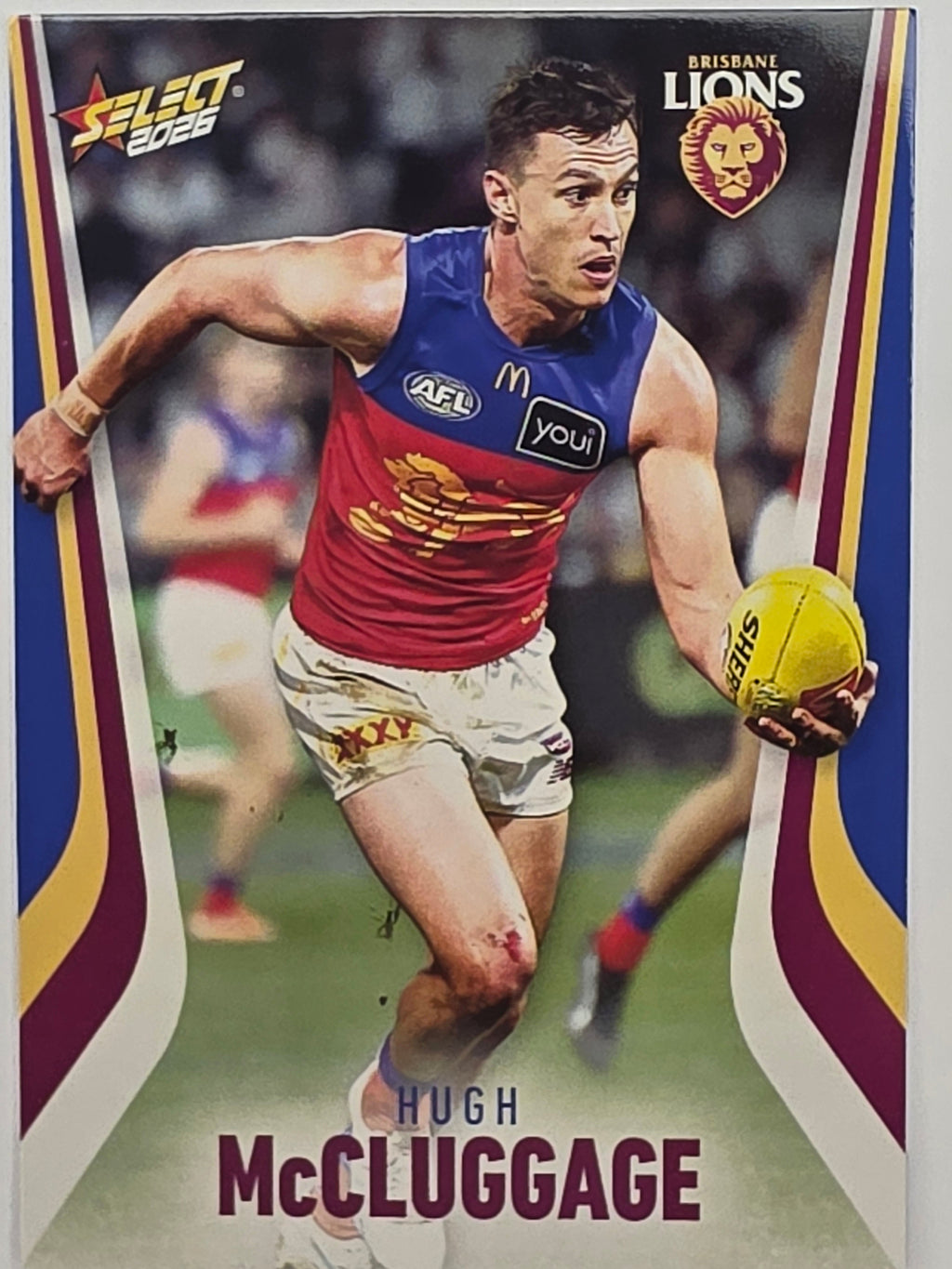 2026 AFL Footy Stars Base Card #021 Hugh McCluggage - Brisbane Lions