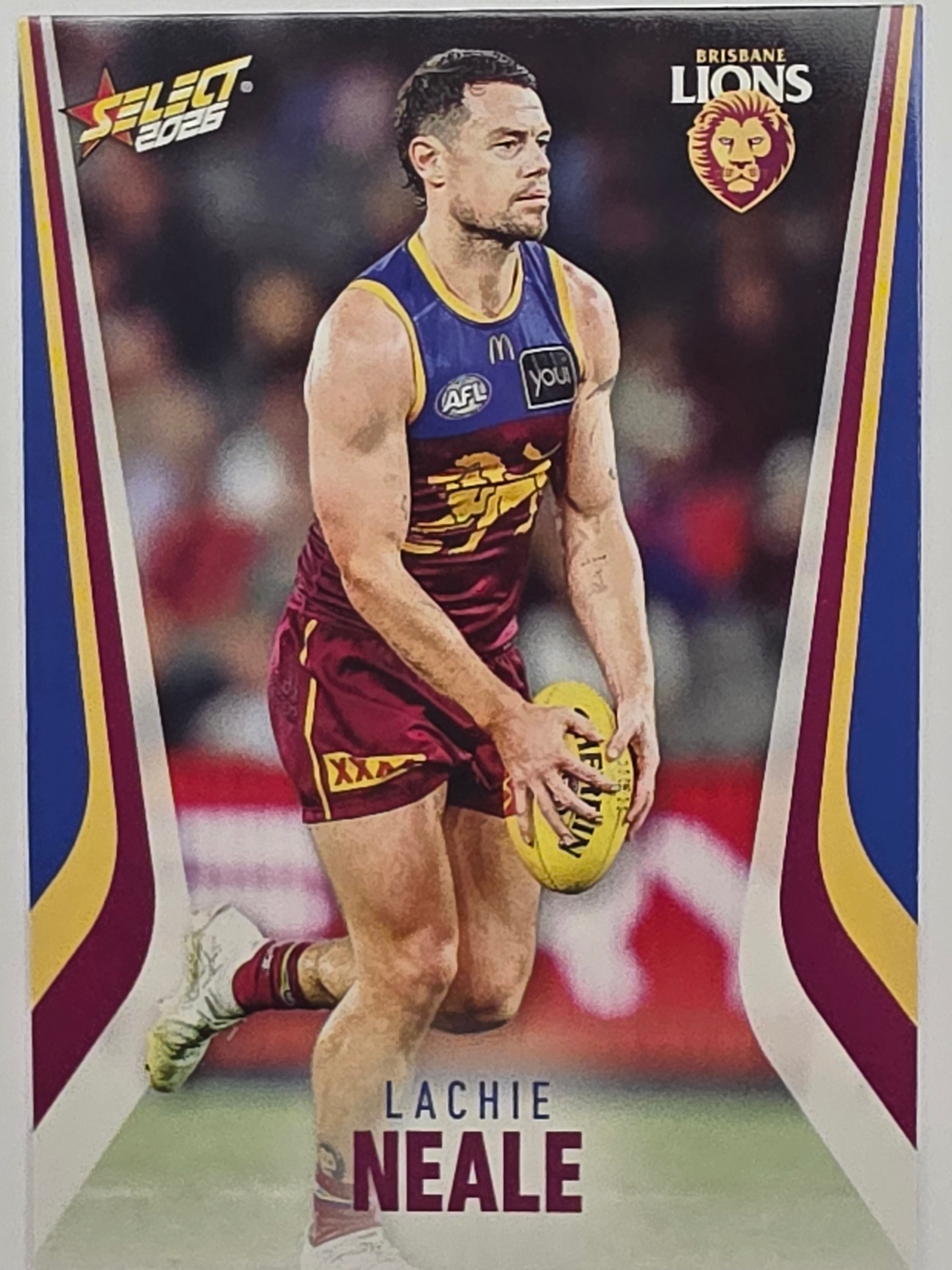 2026 AFL Footy Stars Base Card #023 Lachie Neale - Brisbane Lions
