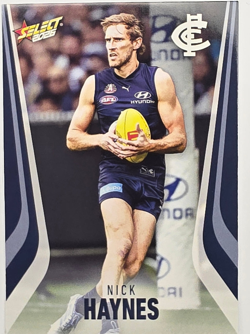 2026 AFL Footy Stars Base Card #030 Nick Haynes - Carlton Blues