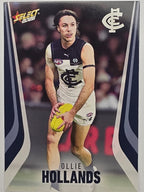 2026 AFL Footy Stars Base Card #032 Ollie Hollands - Carlton Blues
