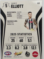 2026 AFL Footy Stars Base Card #044 Jamie Elliott - Collingwood Magpies