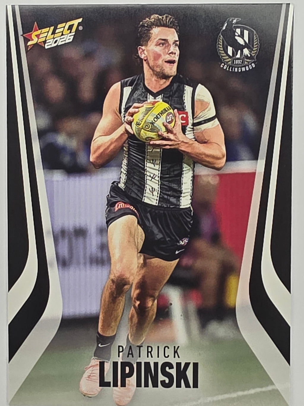 2026 AFL Footy Stars Base Card #046 Patrick Lipinski - Collingwood Magpies