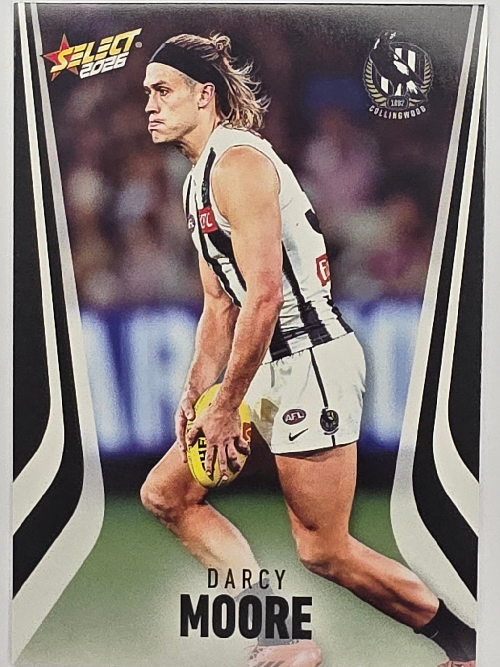 2026 AFL Footy Stars Base Card #049 Darcy Moore - Collingwood Magpies