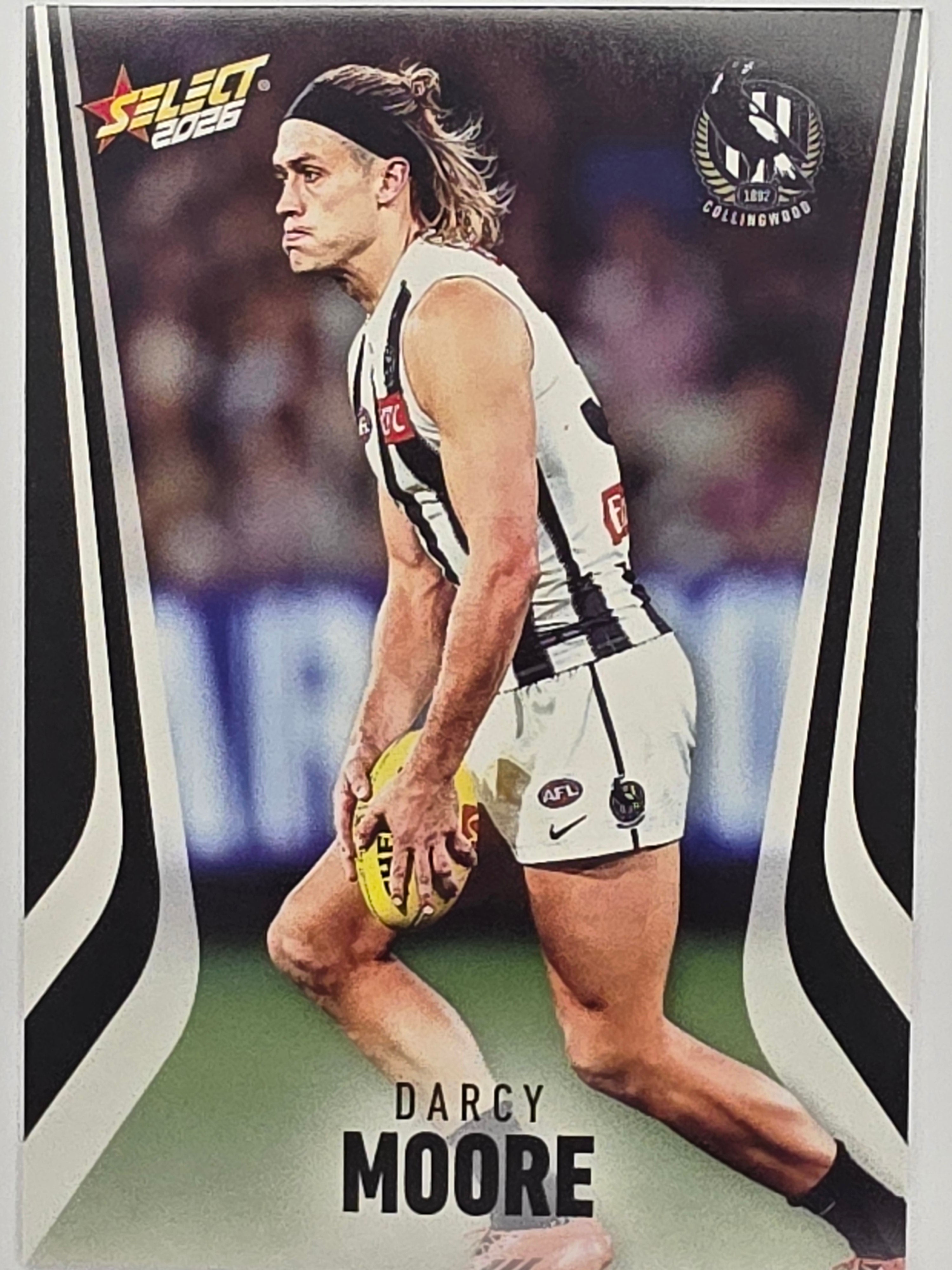 2026 AFL Footy Stars Base Card #049 Darcy Moore - Collingwood Magpies