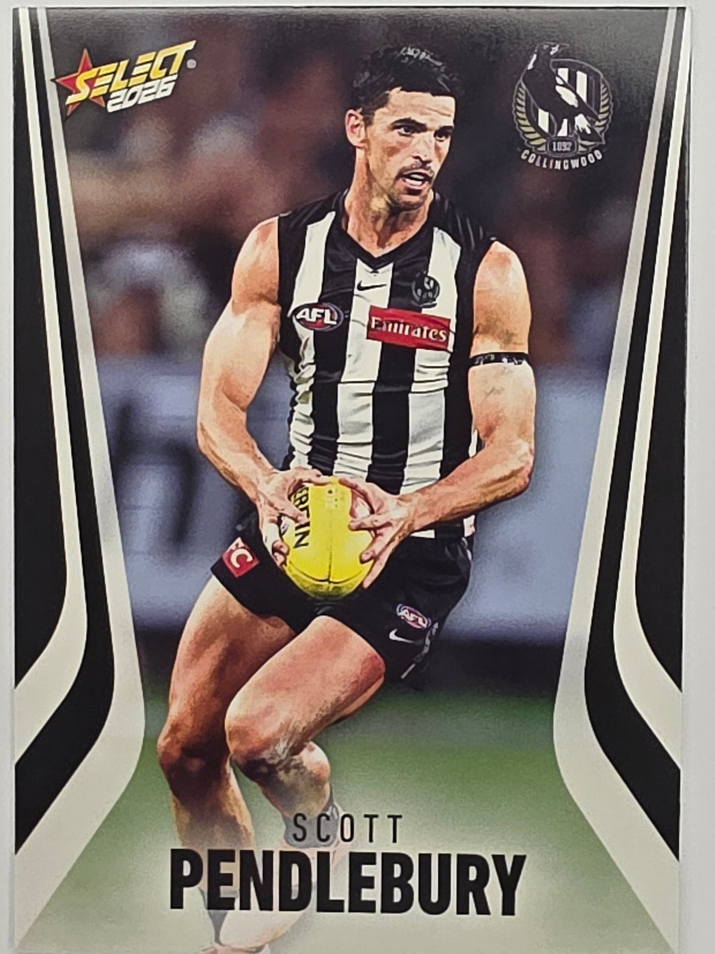 2026 AFL Footy Stars Base Card #050 Scott Pendlebury - Collingwood Magpies