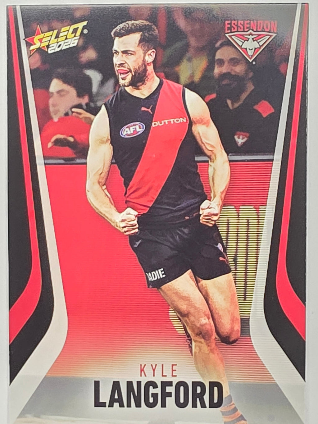 2026 AFL Footy Stars Base Card #058 Kyle Langford - Essendon Bombers