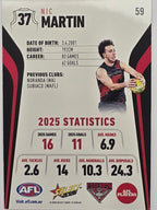 2026 AFL Footy Stars Base Card #059 Nic Martin - Essendon Bombers