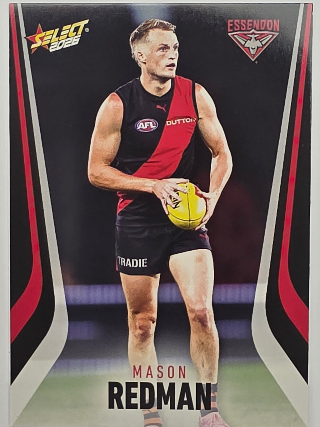2026 AFL Footy Stars Base Card #064 Mason Redman - Essendon Bombers